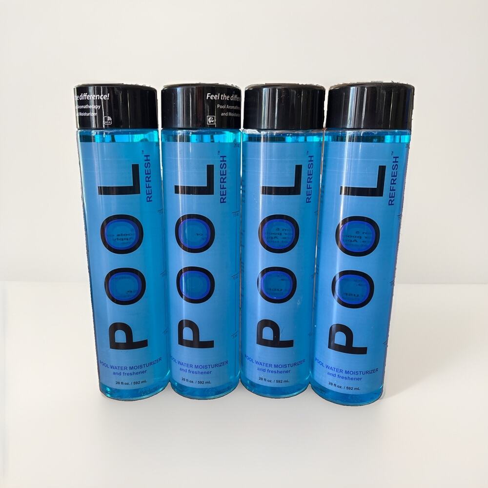Lot Of 4 BRAND NEW Pool Refresh Weekly Water Moisturizer & Freshener 20oz Each